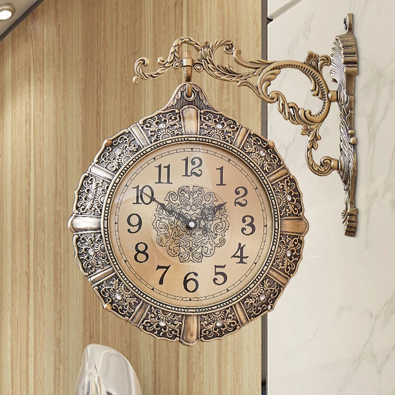 Home Decor Living Room Ideas - Nordic Retro Living Room Wall Clock