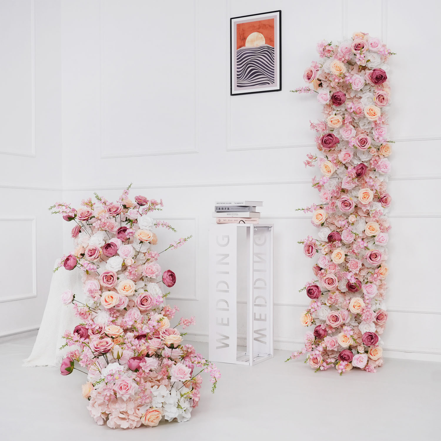 Home Decor Event - Uflower Luxury Artificial Flower Row Birthday