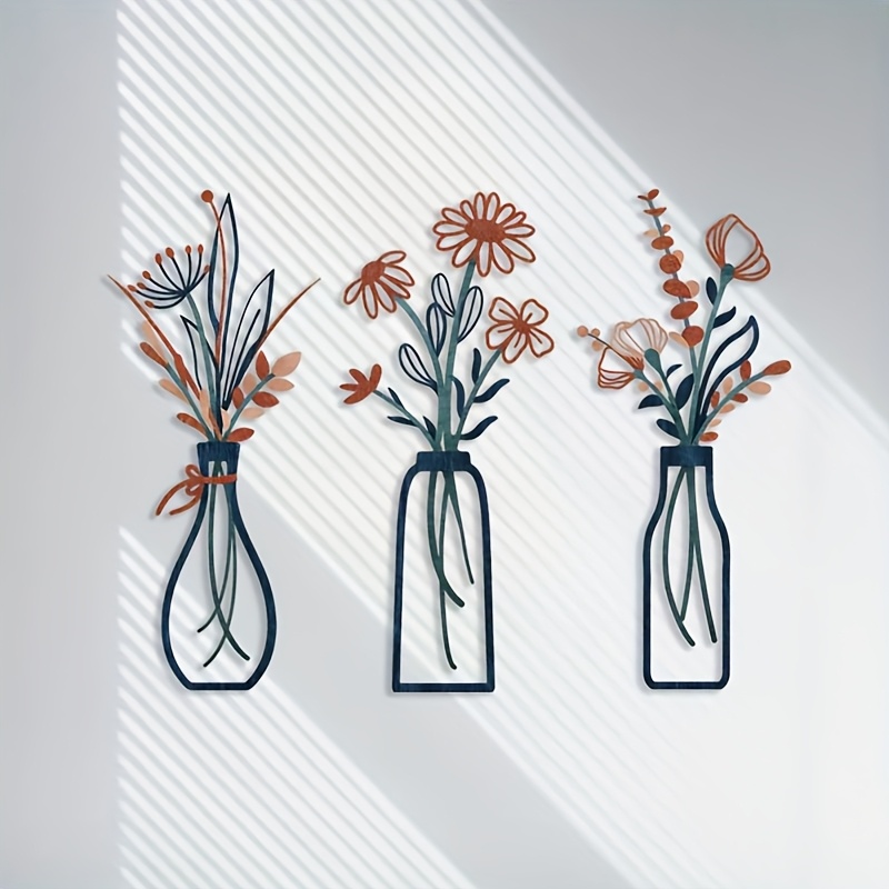 3 Large Floral Wall Art Sculpt - огляд і ціна Home Decor Event