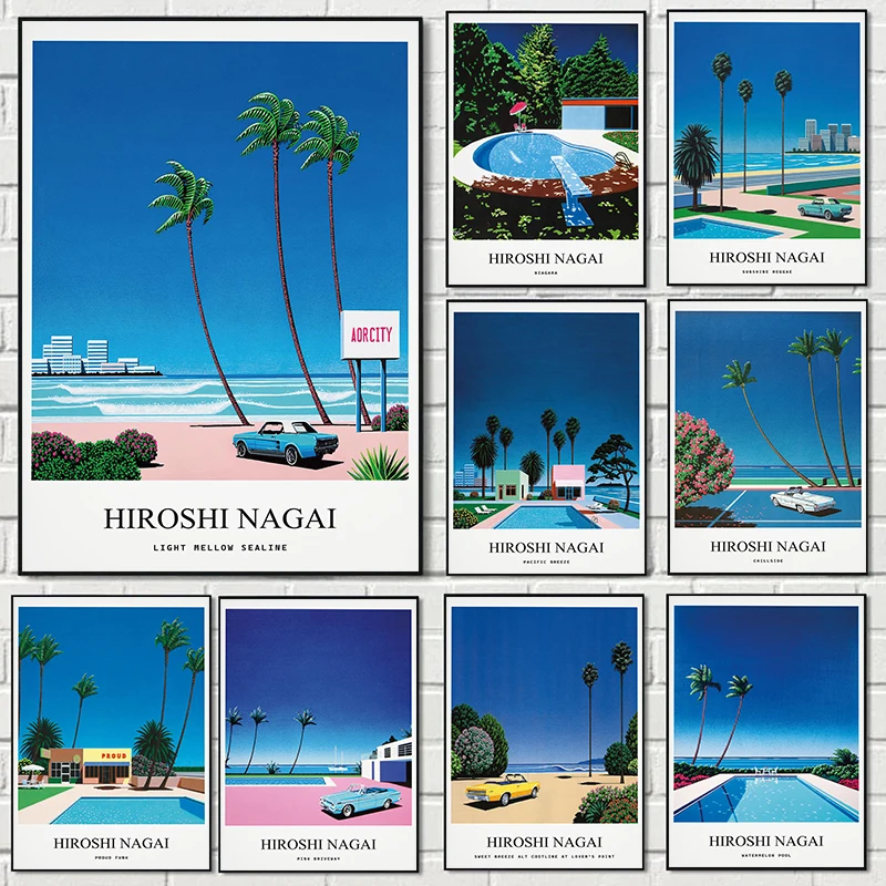 Vintage Nagai Hiroshi Vaporwav - огляд і ціна Home Decor Japanese
