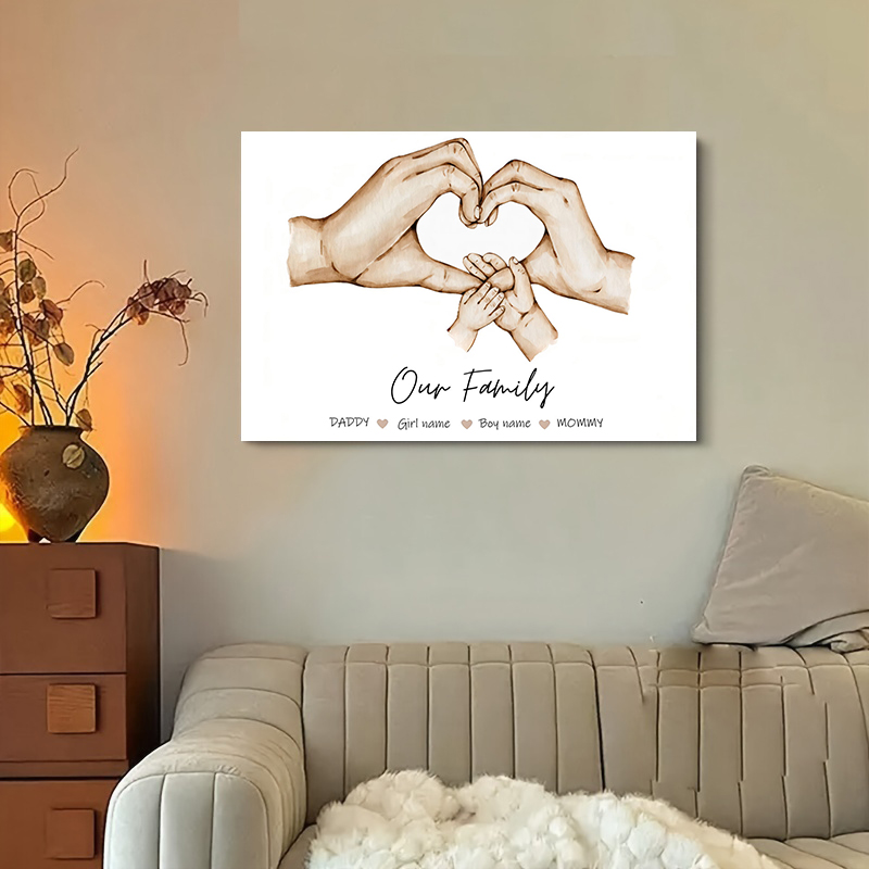 Personalized Custom Family Han - огляд і ціна Home Decor Foto