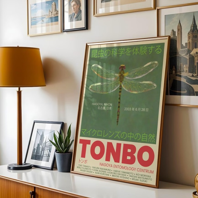 Vintage Japanese Tokyo Exhibit - огляд і ціна Home Decor Japandi Style