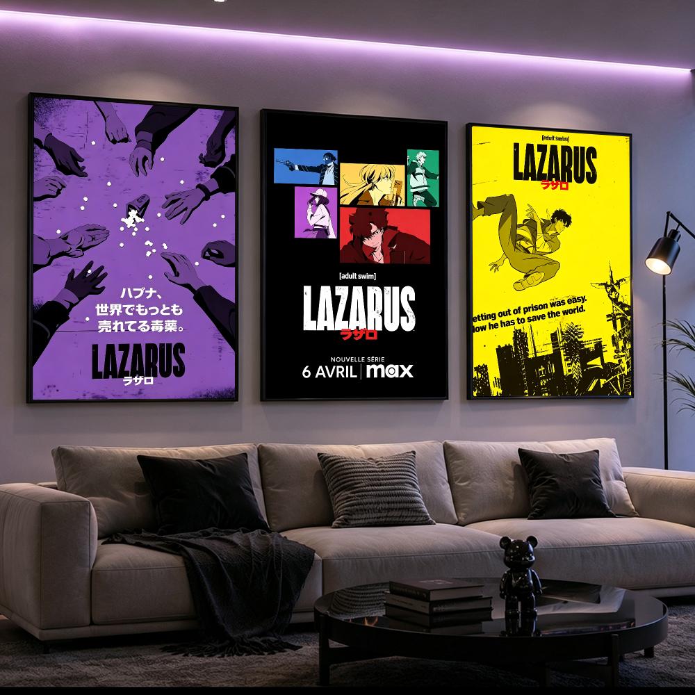 Anime Lazarus Poster Poster HD - огляд і ціна Home Decor Living Room Ideas