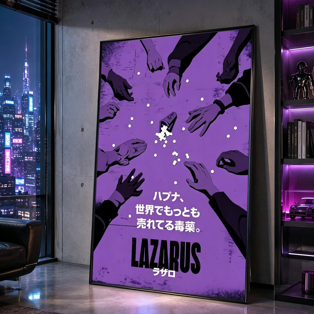 Anime Lazarus Poster Poster HD - огляд і ціна Home Decor Living Room Ideas