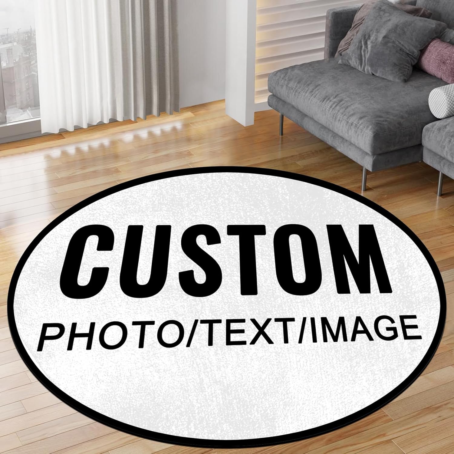 Custom Round Rug Personalized  - огляд і ціна Home Decor Free Images