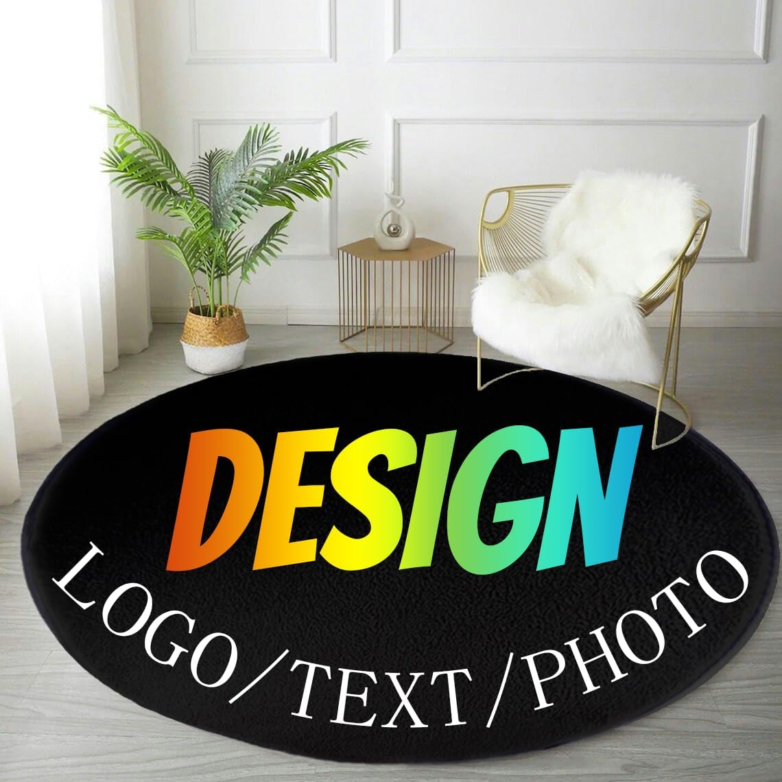 Custom Round Rug Personalized  - огляд і ціна Home Decor Free Images
