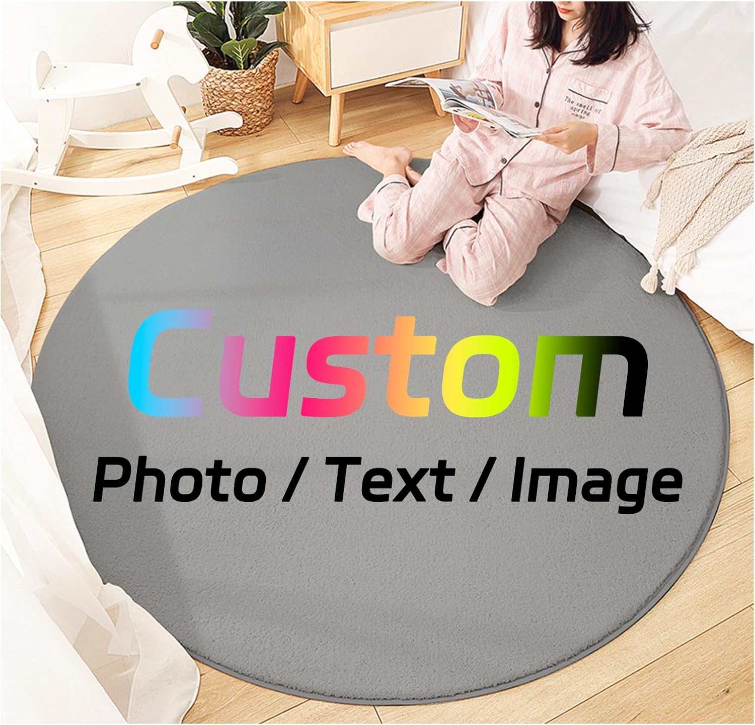 Custom Round Rug Personalized  - огляд і ціна Home Decor Free Images