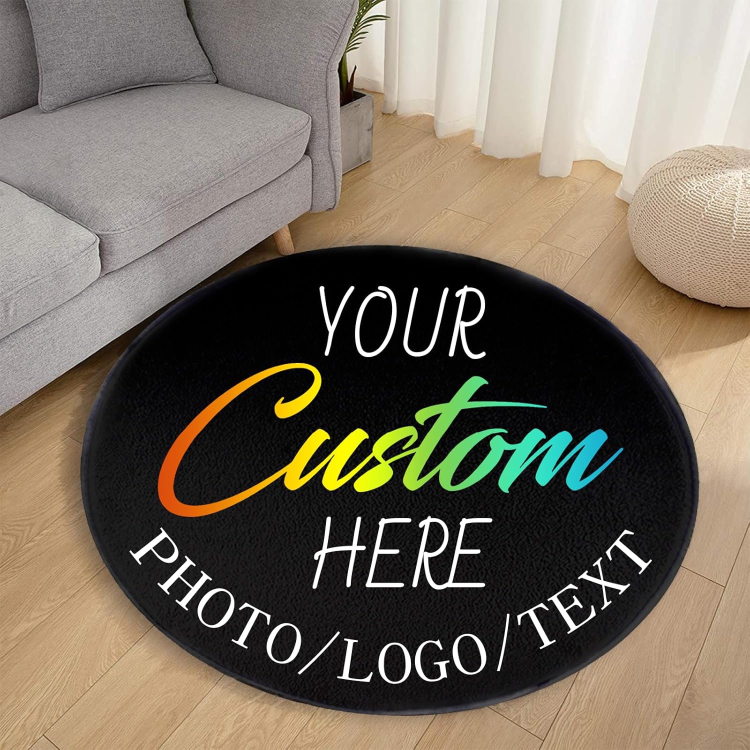 Custom Round Rug Personalized  - огляд і ціна Home Decor Free Images