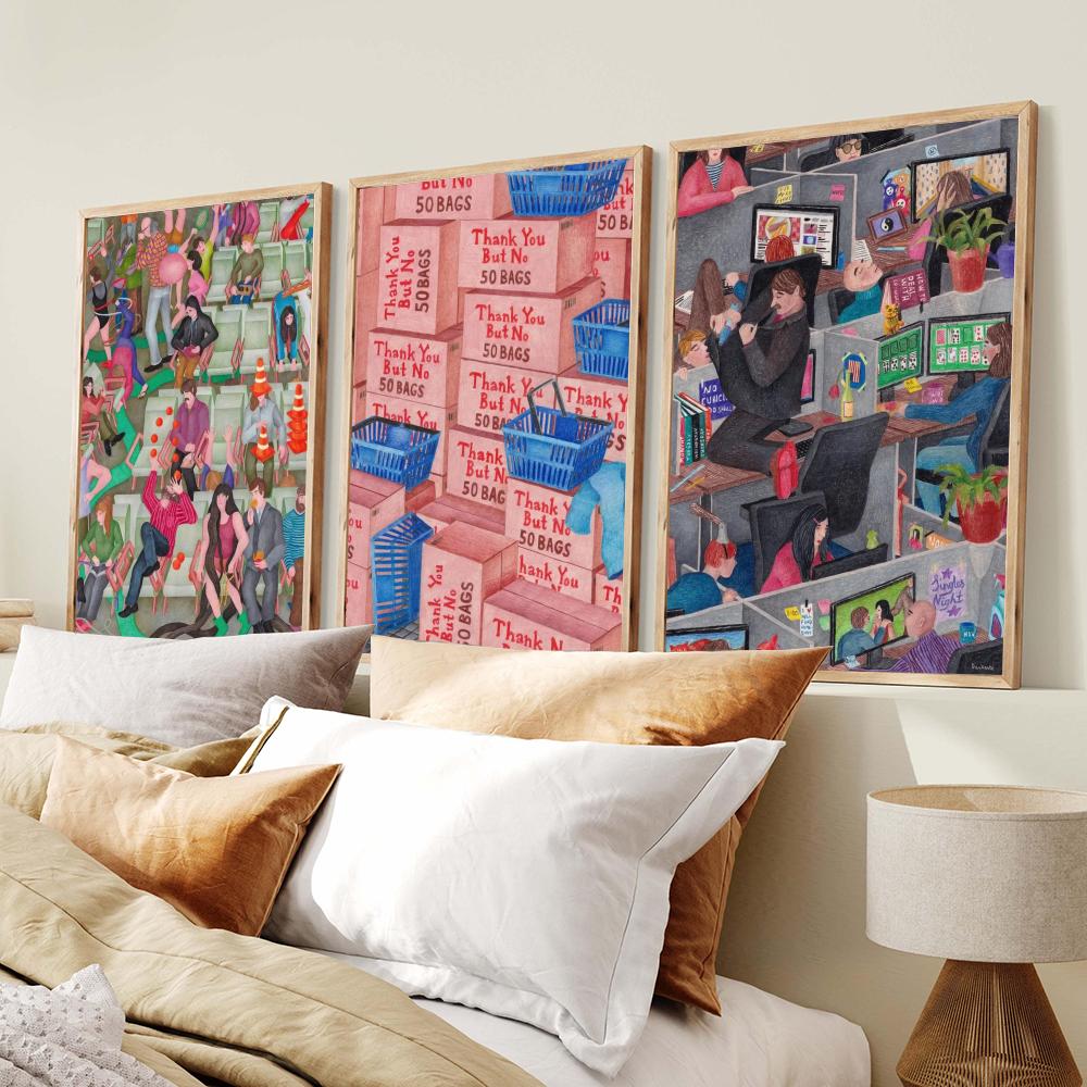 Japandi style Daukante Abstrac - огляд і ціна Home Decor Japandi Style