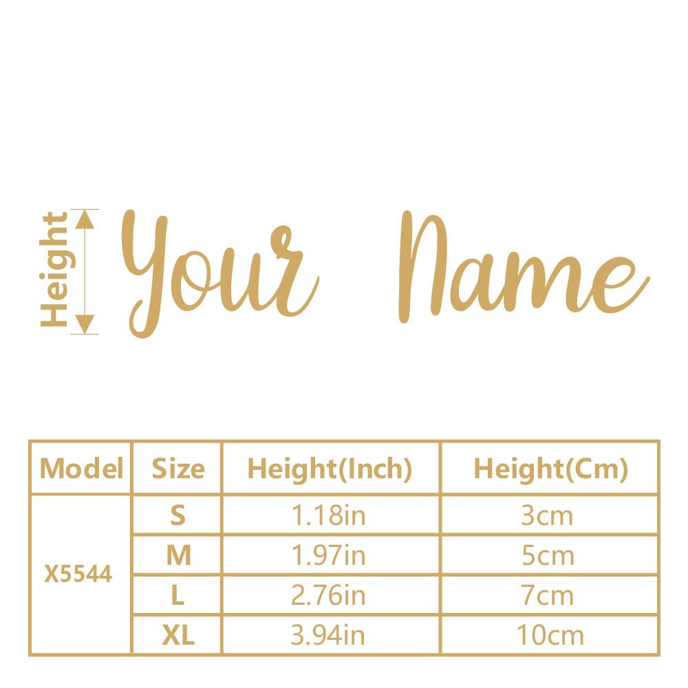 1PC Customizable Name Removabl - огляд і ціна Home Decor Sticker