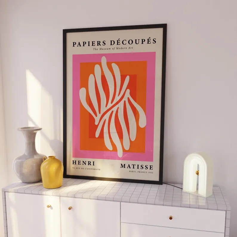 3pcsModern Orange  Bauhaus And - огляд і ціна Home Decor Foto
