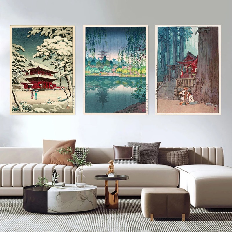 Retro Ukiyo-e Traditional Japa - огляд і ціна Home Decor Japanese