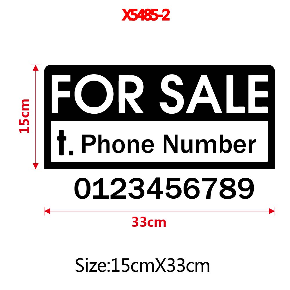 1pc Funny Custom Text with num - огляд і ціна Home Decor Sticker