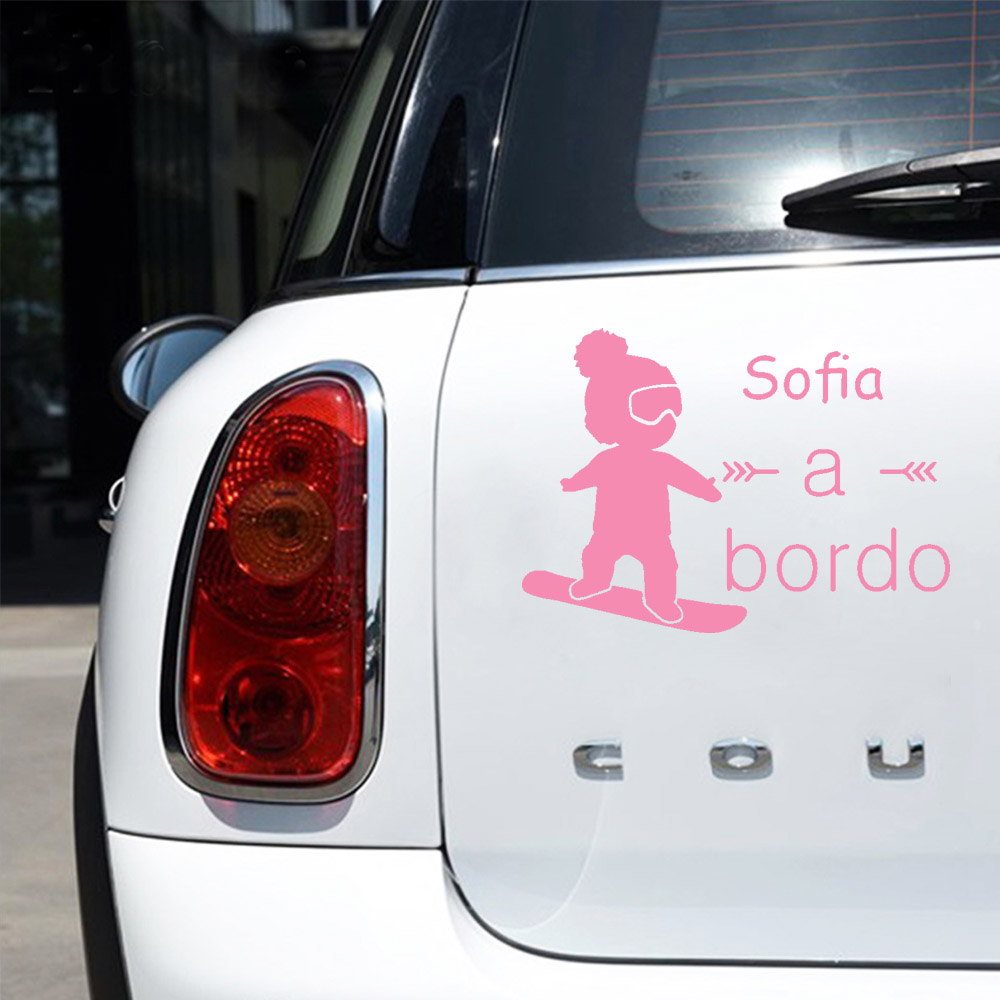1pc Vinyl baby a bordo colorfu - огляд і ціна Home Decor Sticker
