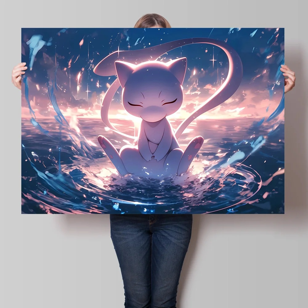 Canvas HD Prints Pokemon Mew P - огляд і ціна Home Decor Free Images