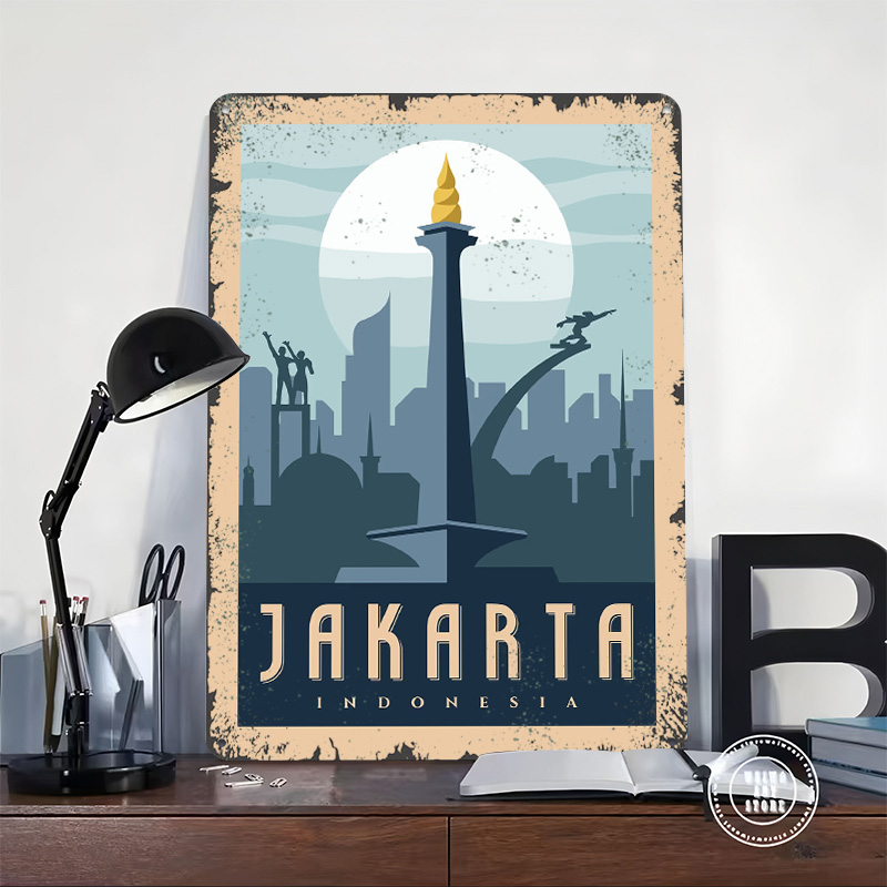 Jakarta Indonesia Travel Metal - огляд і ціна Home Decor Jakarta