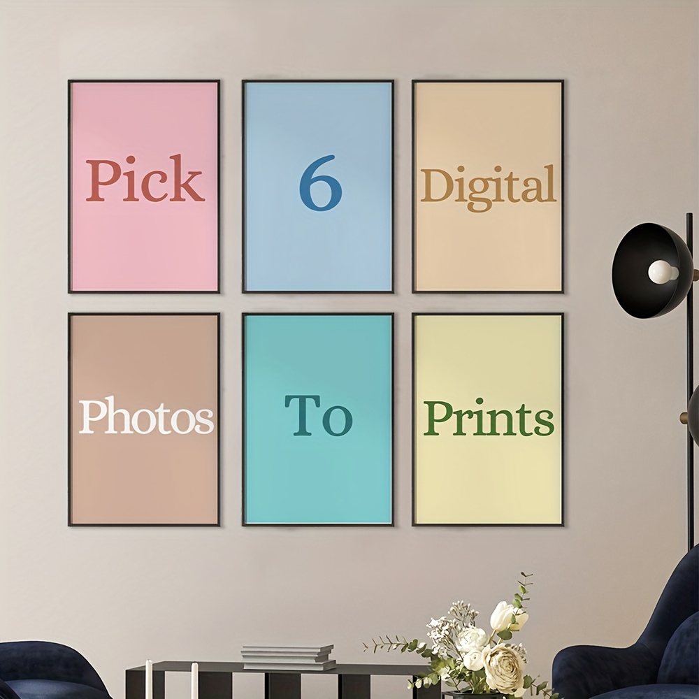 6pcs/set Personalized Custom C - огляд і ціна Home Decor Foto