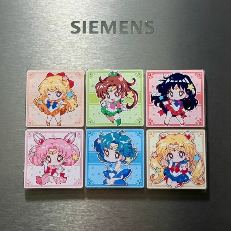 7Pcs/set Sailor Moon Anime Car - огляд і ціна Home Decor Sticker