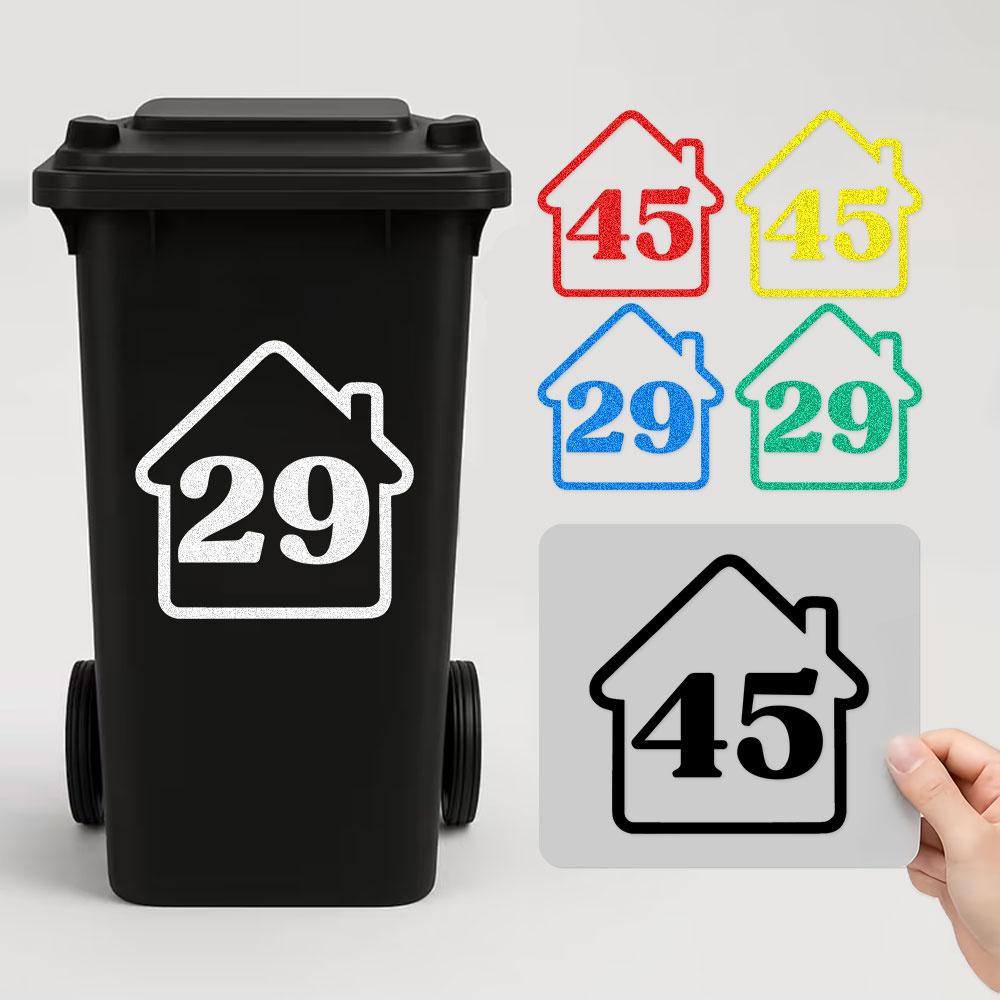 3PCS Custom Reflective Trash B - огляд і ціна Home Decor Sticker